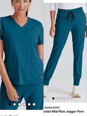 Grey's Anatomy Teal scrub set